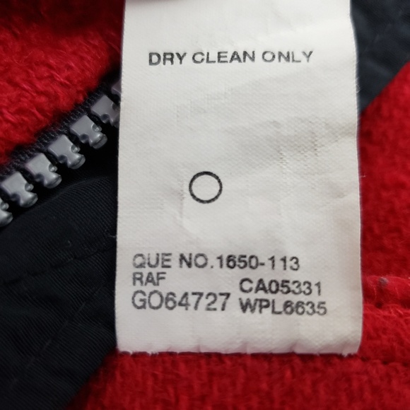 Woolrich Large Red Nordic Wool Zippered Jacket - Picture 7 of 8